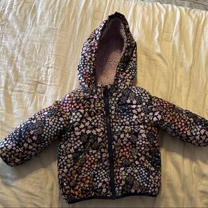 Crater’s Floral Kids Winter Jacket with Hood
